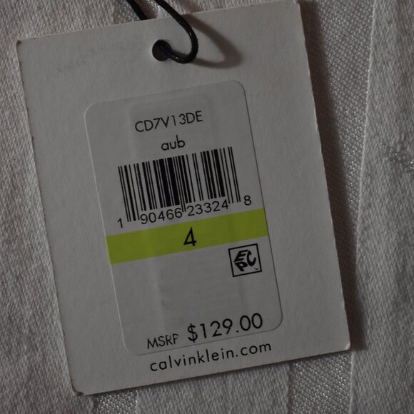 Calvin Klein Plum Purple Velvet Flare Bell Sleeve Warp Knee Length Dress… - Picture 8 of 8